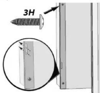 FRIGIDAIRE FPFU19F8WSS - Configuración del accesorio de moldura lateral Electrolux TRMKTSS2LV84 (algunos modelos) - 1