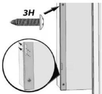 FRIGIDAIRE FPFU19F8WSS - Ajustement de l'accessoire de garniture latérale Electrolux TRMKTSSLV84 - 1