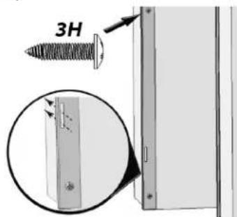 FRIGIDAIRE FPRU19F8WSS - Configuración del accesorio de moldura lateral Electrolux TRMKTSS2LV84 (algunos modelos) - 1