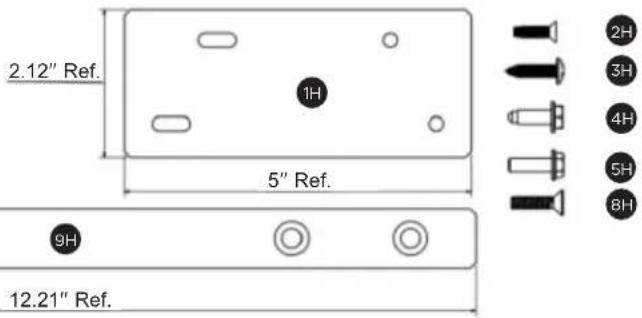 FRIGIDAIRE FPRU19F8WSS - Instalación del juego de molduras para refrigeradores y congeladores de una puerta - 6