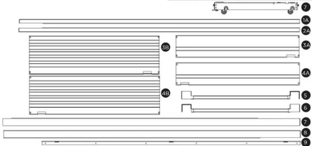 FRIGIDAIRE FPRU19F8WSS - Instalación del juego de molduras para refrigeradores y congeladores de una puerta - 1