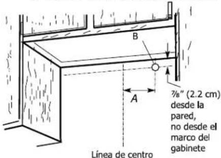 FRIGIDAIRE FCVW3025SS - Para hacer el cableado a través de la pared: - 1