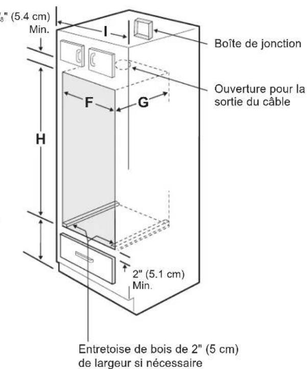 FRIGIDAIRE GCWS3067SS - FOUR DOUBLE ENCASTRÉ - INSTALLATION - 2