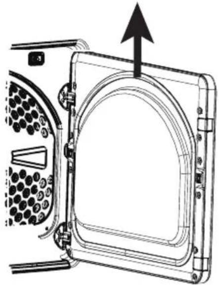 FRIGIDAIRE FLVG7523WH - Step 1: Remove the dryer door - 1