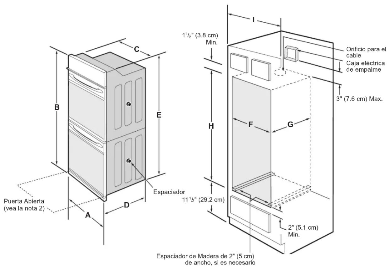 FRIGIDAIRE GCWD2767BSS - INSTRUCCIONES DE INSTALLACION PARA EL HORNO ELECTRICO DE PARED - 1