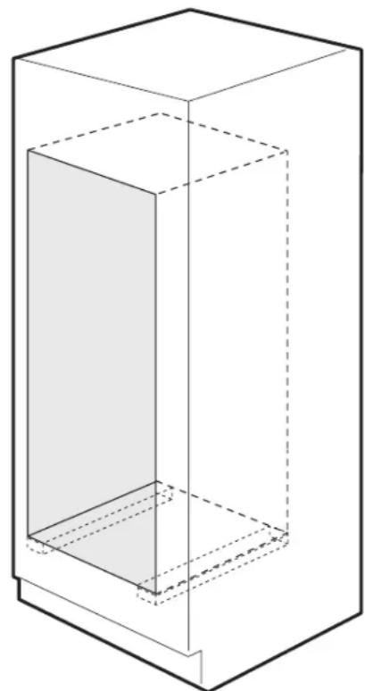 FRIGIDAIRE GCWD2767BSS - ESPACIO y ESTRUCTURAS DE APOYO - 2