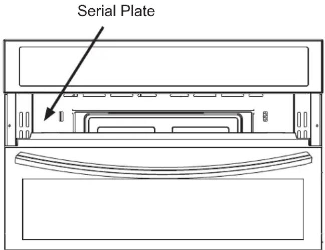 FRIGIDAIRE GMBD3068SS - Model and Serial Number Location - 1