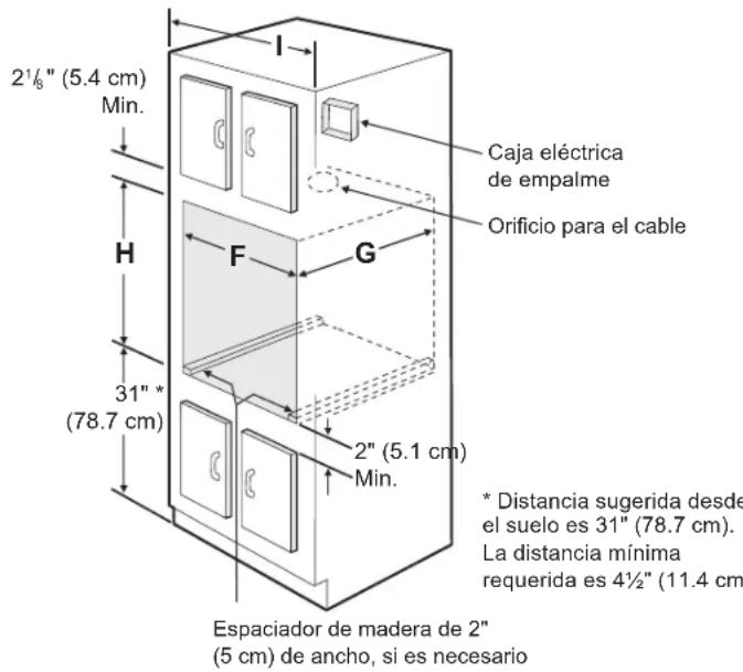 FRIGIDAIRE GCWS3067BSS - INSTALACION DEL HORNO DE PARED SIMPLE - 2
