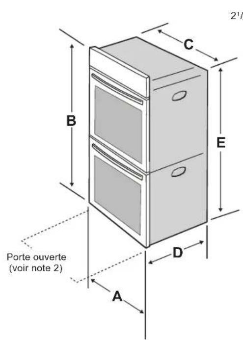 FRIGIDAIRE GCWS3067BSS - FOUR DOUBLE ENCASTRÉ - INSTALLATION - 1