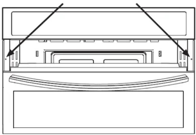 FRIGIDAIRE GMBD3068BSS - Instalar tornillos de montaje - 1