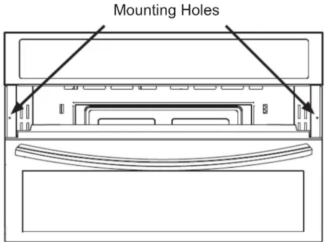 FRIGIDAIRE GMBD3068BSS - Install Mounting Screws - 1