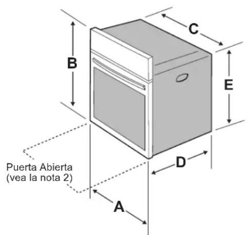 FRIGIDAIRE GCWD3067BSS - (con instrucciones para la instalación de la estufa) - 2