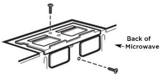 FRIGIDAIRE GMOS1964SS - ADAPTING MICROWAVE BLOWER FOR OUTSIDE TOP EXHAUST (cont.) - 1