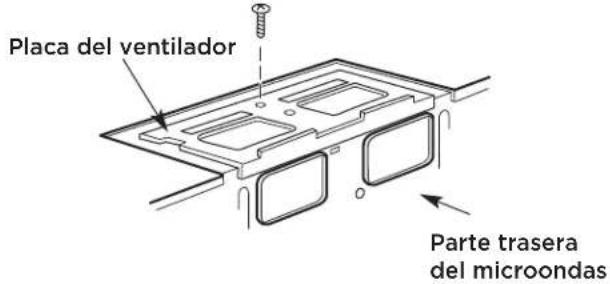 FRIGIDAIRE GMOS1964SS - DESINSTALACIÓN DEL PLACA DEL VENTILADOR - 1
