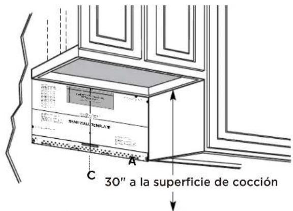 FRIGIDAIRE GMOS1964SS - UBICACIÓN DE LA PLACA PARA LA PARED DE BAJO DEL GABINETE - 2