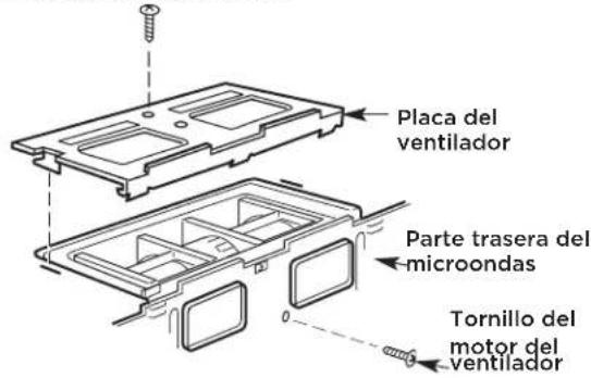 FRIGIDAIRE GMOS1964SS - AJUSTE DEL VENTILADOR DEL MICROONDAS PARA LA EXTRAC-CIÓN SUPERIOR EXTERNA - 1