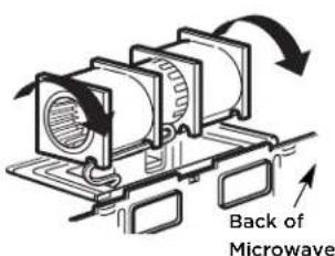 FRIGIDAIRE GMOS1964SS - B5. ADAPTING MICROWAVE BLOWER FOR OUTSIDE BACK EXHAUST - 3