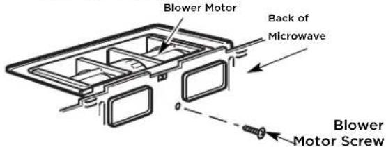 FRIGIDAIRE GMOS1964SS - B5. ADAPTING MICROWAVE BLOWER FOR OUTSIDE BACK EXHAUST - 1