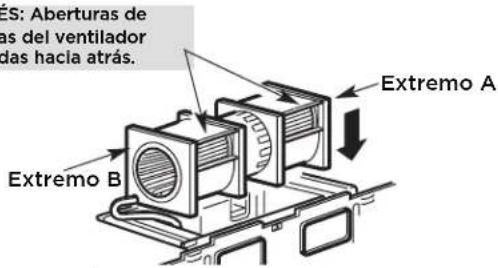 FRIGIDAIRE GMOS1964SS - B5. AJUSTE DEL VENTILADOR DEL MICROONDAS PARA LA EXTRAC-CIÓN TRASERA EXTERNA (cont.) - 7
