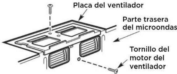 FRIGIDAIRE GMOS1964SS - B5. AJUSTE DEL VENTILADOR DEL MICROONDAS PARA LA EXTRAC-CIÓN TRASERA EXTERNA (cont.) - 8