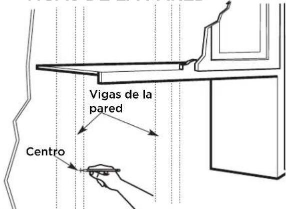 FRIGIDAIRE GMOS1964SS - LOCALIZACIÓN DE LAS VIGAS DE LA PARED - 1