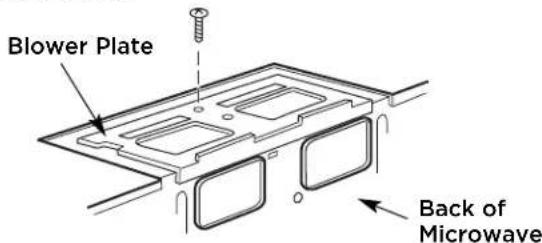 FRIGIDAIRE GMOS1964BSS - B2. REMOVE BLOWER PLATE - 1