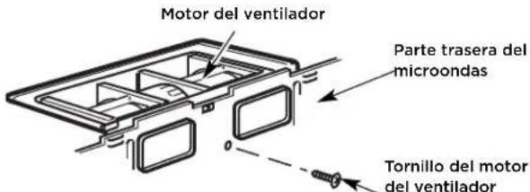 FRIGIDAIRE GMOS1964BSS - DESINSTALACIÓN DEL PLACA DEL VENTILADOR - 5
