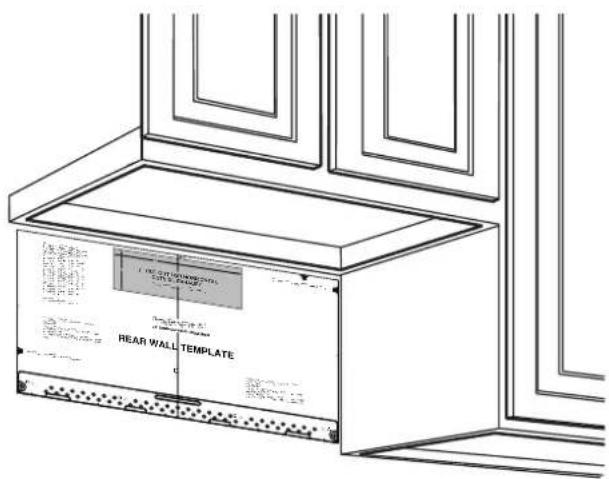 FRIGIDAIRE GMOS1266SS - WALL FOR OUTSIDE BACK EXHAUST - 1
