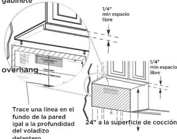 FRIGIDAIRE GMOS1266SS - UBICACIÓN DE LA PLACA PARA LA PARED DE BAJO DEL GABINETE - 2