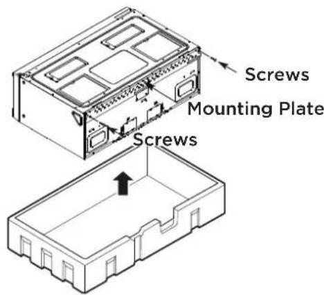 FRIGIDAIRE GMOS1266SS - PLACEMENT OF THE MOUNTING PLATE - 3