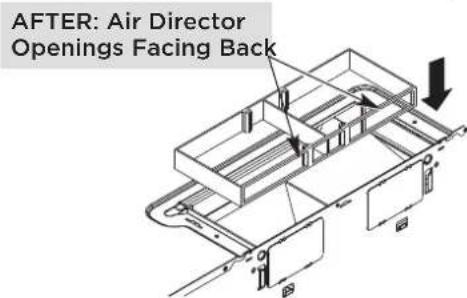 FRIGIDAIRE GMOS1266SS - B5. ADAPTING MICROWAVE AIR DIRECTOR FOR OUTSIDE BACK EXHAUST - 5