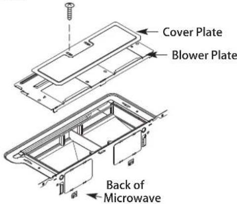 FRIGIDAIRE GMOS1266SS - C3. ADAPTING MICROWAVE AIR DIRECTOR FOR OUTSIDE BACK EXHAUST - 1
