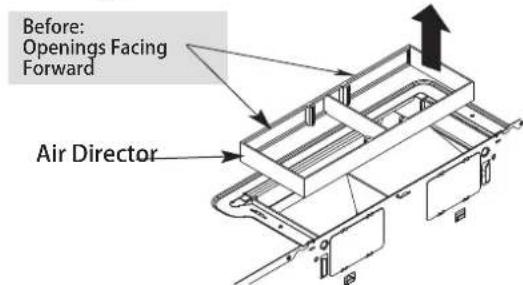 FRIGIDAIRE GMOS1266SS - C3. ADAPTING MICROWAVE AIR DIRECTOR FOR OUTSIDE BACK EXHAUST - 2