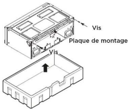 FRIGIDAIRE GMOS1266SS - ENLEVER LE FOUR À MICRO-ONDES DU CARTON/ENLEVER LE PLATEAU DE MONTAGE - 3
