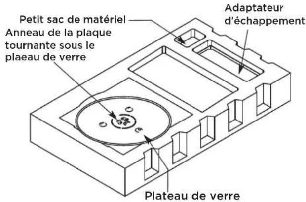 FRIGIDAIRE GMOS1266SS - ENLEVER LE FOUR À MICRO-ONDES DU CARTON/ENLEVER LE PLATEAU DE MONTAGE - 1