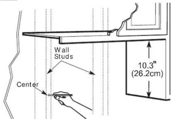 FRIGIDAIRE GMOS1266SS - PLACEMENT OF THE MOUNTING PLATE - 4