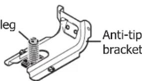 FRIGIDAIRE FCRG3083SS - Tip Over Hazard - 3