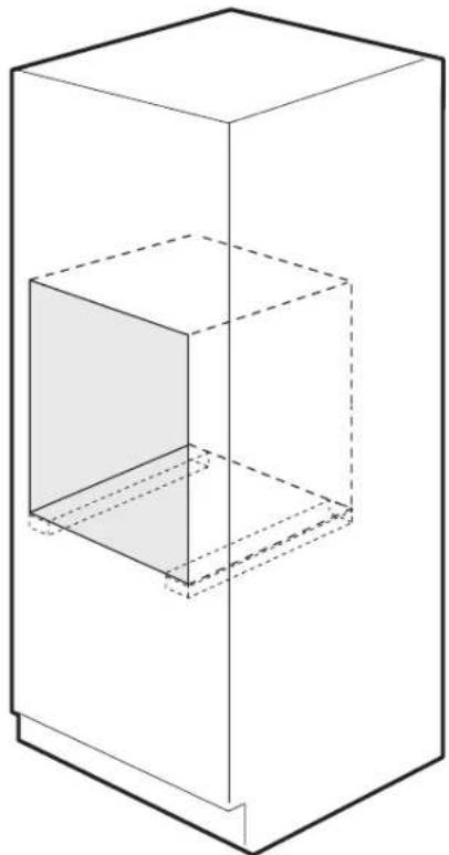 FRIGIDAIRE FCWS3027BSS - ESPACIO y ESTRUCTURAS DE APOYO - 1