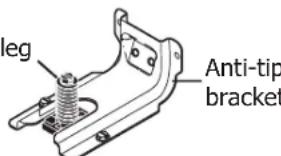FRIGIDAIRE FCFE3062SS - WARNING Tip Over Hazard - 3