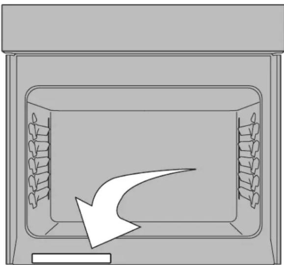 FRIGIDAIRE FCFE3062SS - Ubicación del modelo y número de série - 1