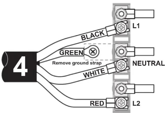 FRIGIDAIRE FCFE3062SS - 3-Wire Power Cord Connection (Existing installations ONLY) - 1
