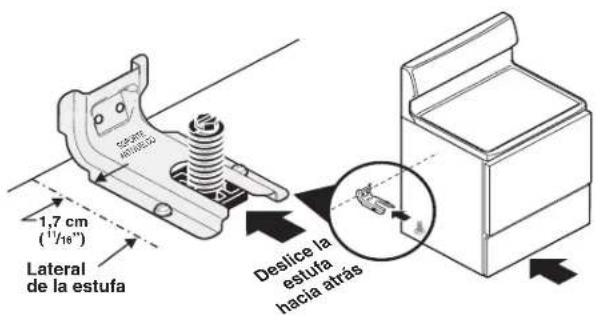 FRIGIDAIRE FCRG3062WH - Instrucciones de instalación del soporte antivuelco - 4