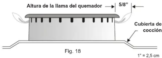 FRIGIDAIRE FCRG3062SS - Programe el ajuste BAJO de las valvulas de los quemadores superiores (flujo en linea). - 2