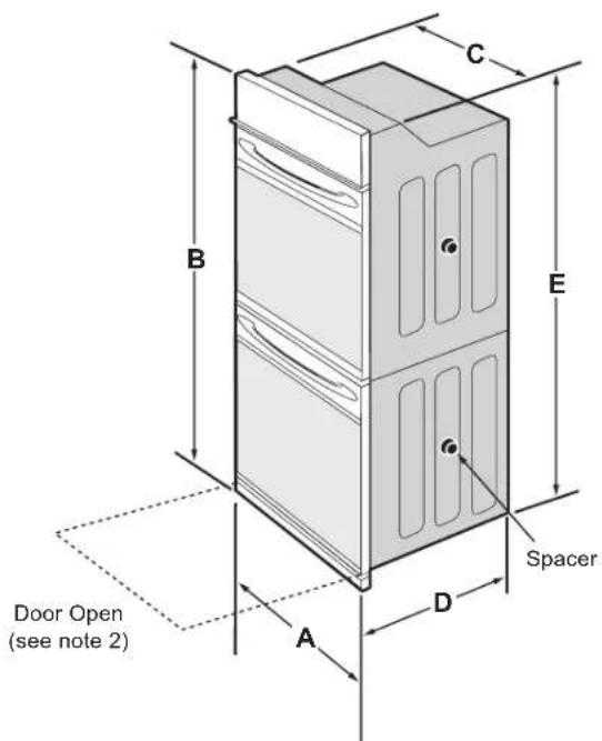 FRIGIDAIRE FCWD2727WH - ELECTRIC WALL OVEN INSTALLATION INSTRUCTIONS - 1