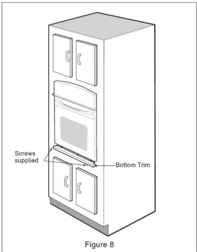 FRIGIDAIRE FCWS2727SS - Install the Bottom Trims - 1