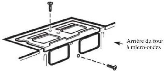 FRIGIDAIRE UMV1422WH - A3. ADAPTATION DU VENTILATEUR DU FOUR À MICRO-ONDES POUR L'ÉVACUATION À L'EXTÉRIEUR PAR LE DESSUS - 1