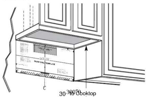 FRIGIDAIRE UMV1422WH - DETERMINING WALL PLATE LOCATION UNDER YOUR CABINET - 2