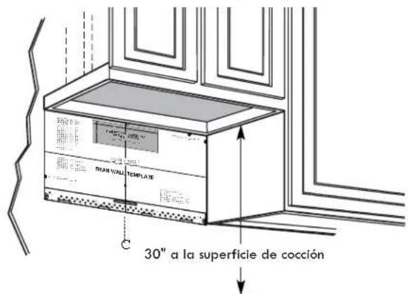 FRIGIDAIRE UMV1422WH - UBICACIÓN DE LA PLACA PARA LA PARED DE BAJO DEL GABINETE - 2