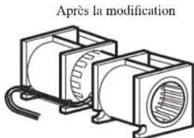 FRIGIDAIRE UMV1422WH - B5. ADAPTATION DU VENTILATEUR DU FOUR À MICRO-ONDES POUR L'ÉVACUATION À L'EXTÉRIEUR PAR L'ARRIÈRE (suite) - 3