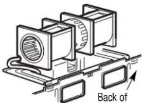 FRIGIDAIRE UMV1422WH - B5. ADAPTING MICROWAVE BLOWER FOR OUTSIDE BACK EXHAUST - 4